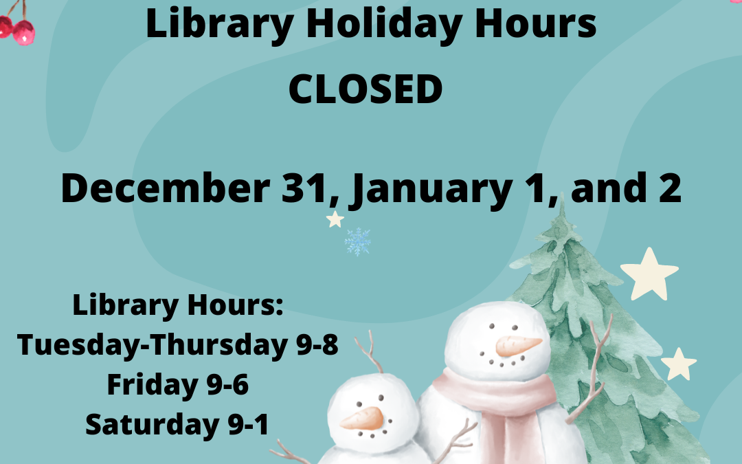 Holiday Hours for New Year's