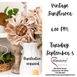 Craft Vintage Sunflower