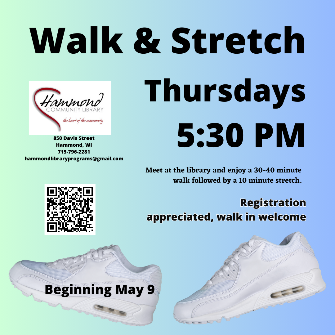 Walk and Stretch Starts May 9 at 5:30 PM