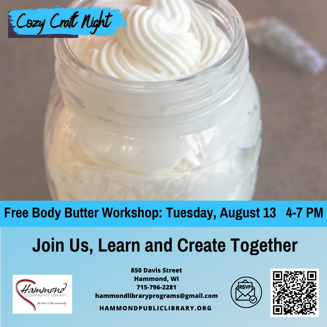 Body Butter Workshop, August 13