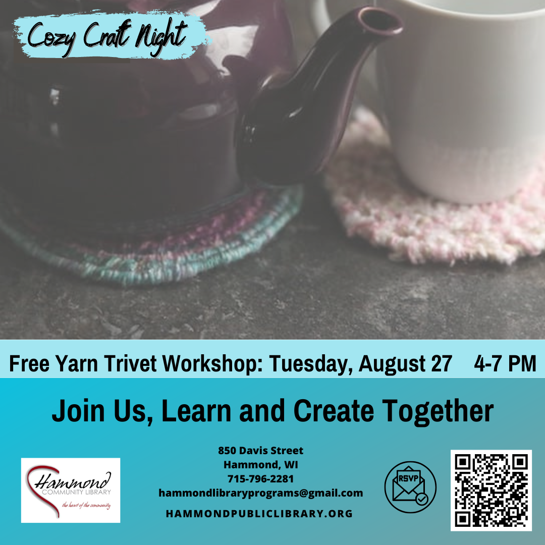 Yarn Trivet Workshop, August 27